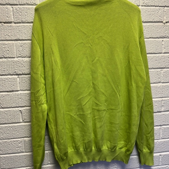 Ermenegildo Zegna Green Zip Up Sweater with Soft Knit Fabric - Picture 11 of 16